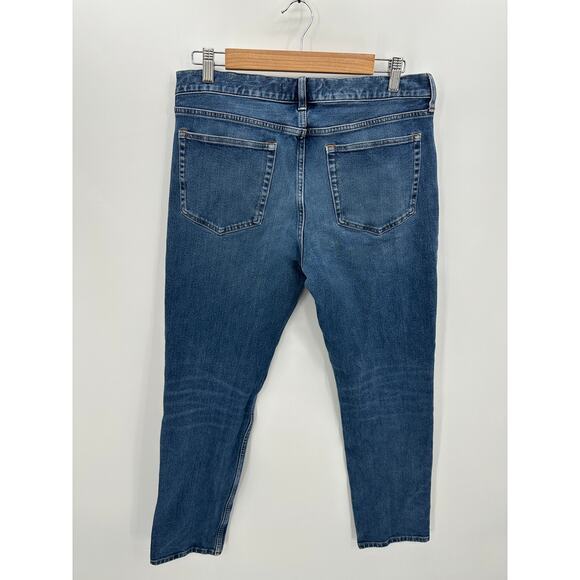 Everlane Uniform Denim Jeans Men 34x30* The Slim Jean Organic Cotton Blend - Picture 2 of 7